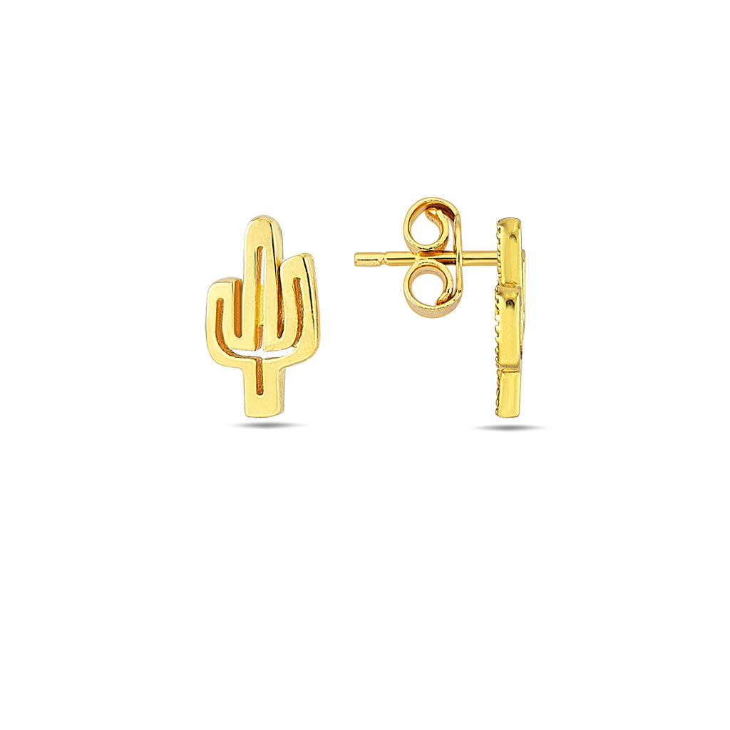 Cactus Stud Earring