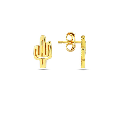 Cactus Stud Earring